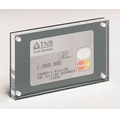 1 Sided Credit Card Acrylic Plaque Insertment
